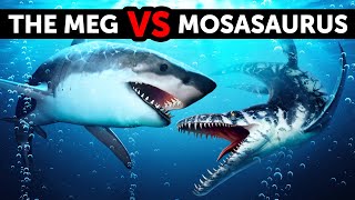 What If Megalodon Met a Giant Sea Monster [upl. by Dragone]