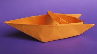 Como hacer un Barco de Papel Fácil ORIGAMI  How to Make a Paper Ship [upl. by Esinet]