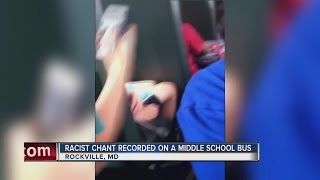 Racist chant recorded on school bus [upl. by Melamie]