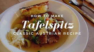 How To Make TAFELSPITZ The Classic Austrian Way [upl. by Nylek]