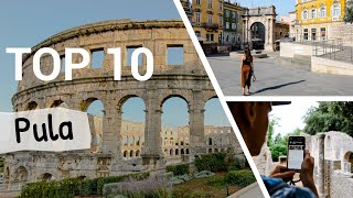 PULA in ISTRIEN  TOP 10 Sehenswürdigkeiten amp Tipps für deinen Urlaub in Kroatien [upl. by Aztilay]