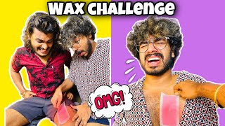 FULL BODY WAX CHALLENGE 😅 [upl. by Romulus704]