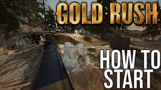 HOW TO START Gold rush the Game PCConsole 2021 [upl. by Eenwahs832]