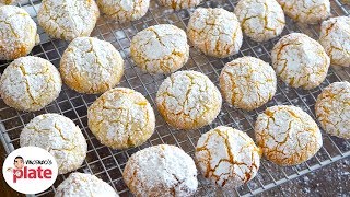 AMARETTI BISCUITS  How to Make Almond Amaretti Cookies [upl. by Tillio]