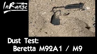 Dust Test Beretta M92A1  M9 [upl. by Leaj882]