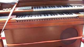 Early 1950s Wurlitzer Electrostatic Reed Organ model 44 [upl. by Norek]