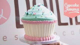 Giant Cupcake Masterclass HowTo  Cupcake Jemma [upl. by Elyad]