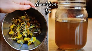 How to make Dandelion Tea from fresh dandelions [upl. by Gudrin]