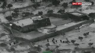 alBaghdadi Raid JSOC’s Drone Footage Reveals Intense Combat [upl. by Leuneb]