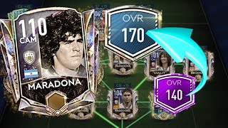 Best F2P Full Legendary Squad Road to 170  Fifa Mobile 21  F2P Team Upgrade [upl. by Wang]