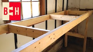 DIY Workbench  Simple design from 2x4s [upl. by Colson370]