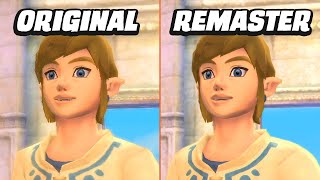 Zelda Skyward Sword HD  Switch vs Wii Graphics Comparison [upl. by Anerehs705]