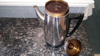 Easy How To Clean Up A Dirty Percolator Coffee Maker amp Pot [upl. by Rask838]