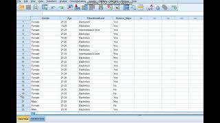 How to Change Variables from String to Numeric In SPSS [upl. by Uahsoj]