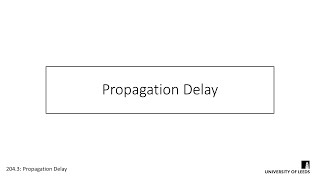 Propagation Delay [upl. by Airyk]