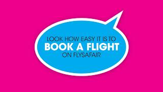 FlySafair  Booking Flights on our Website is easy as 1 2 3 [upl. by Ahsiret795]