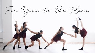 Lyrical Group Dance  For You To Be Here  trainwithkendall [upl. by Tasiana]