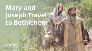 Luke 2  Mary and Joseph Travel to Bethlehem  The Bible [upl. by Eoin571]