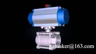 Pneumatic actuator for valve [upl. by Giardap]