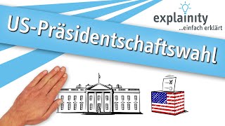 Die USPräsidentschaftswahl einfach erklärt explainity® Erklärvideo [upl. by Fe]