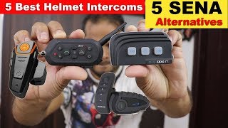 5 Best Helmet Bluetooth Speaker Intercom  SENA Alternatives [upl. by Yoko]