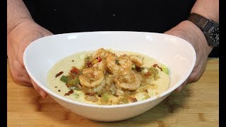 Cheesy Shrimp and Grits Southern Classic Recipe [upl. by Alletneuq]