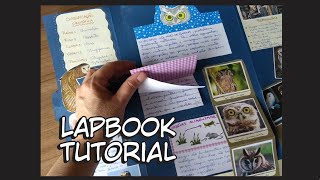 LAPBOOK  Tutorial [upl. by Nahallac555]