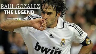 RAUL GONZALEZ quotTHE LEGENDquot GOALS amp SKILLS [upl. by Vezza]