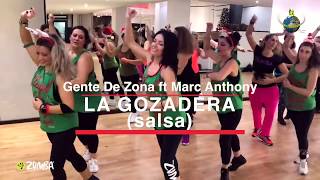 Gente de Zona  La Gozadera ft Marc Anthony Salsa Coreografia Sabrosura [upl. by Treboh]