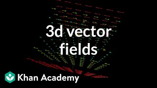 3d vector fields introduction  Multivariable calculus  Khan Academy [upl. by Dale]