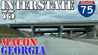 I75  South  Macon  Georgia  4K Highway Drive [upl. by Oremar298]