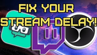 How To Fix TWITCH STREAM DELAY Streamlabs OBS [upl. by Pogah]