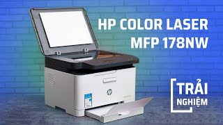 Trên tay máy in HP Color Laser MFP 178nw [upl. by Errecart]