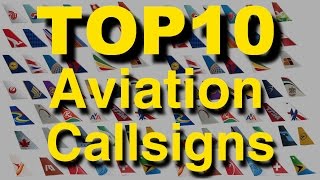 TOP 10 aviation CALLSIGNS Explained by CAPTAIN JOE [upl. by Atinreb]