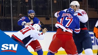 Mayhem At Madison Square Garden  NHL Fights Of The Week [upl. by Enirol673]