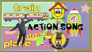 Transportation Action Song  The Singing Walrus  Actions by Mikes home [upl. by Pierette464]