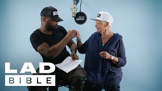 Lethal Bizzle Teaches Dame Judi Dench How To Rap [upl. by Eibmab]