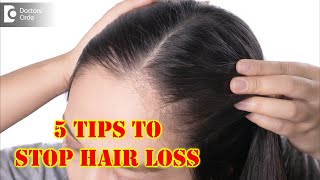 5 Tips on How To Stop Hair Loss And Regrow Hair Naturally  Dr Rasya Dixit  Doctors Circle [upl. by Wie]