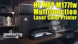 HP Multifunction Color Laser Printer M177fw [upl. by Zannini]