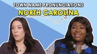 We Try to Pronounce North Carolina Town Names [upl. by Netsreik]