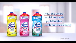 How to Use Lysol MultiPurpose Cleaner [upl. by Nedla]