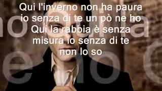 PERDONO tiziano ferro lyric official video [upl. by Anilejna648]