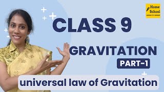 Gravitation Class 9 Science  CBSE  NCERT  Universal law of Gravitation [upl. by Humbert]