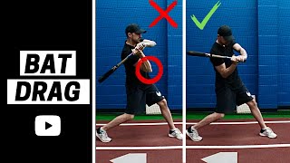 How To Fix BAT DRAG  Baseball Hitting Tips [upl. by Naibaf]