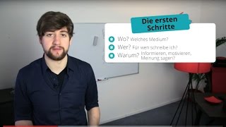 Englisch Einen Artikel schreiben [upl. by Chuipek777]