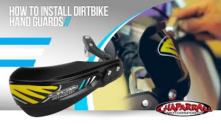 How to install Dirtbike Hand Guards  Chaparral Motorsports Tech Tip 11 [upl. by Valdemar]