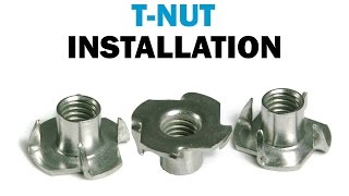 Installing TNuts In Wood  Fasteners101 [upl. by Athalee]