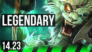 RENGAR vs KINDRED JGL  Legendary  NA Grandmaster  1423 [upl. by Yrek]