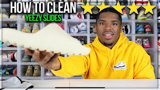 How To Clean Adidas Yeezy Slides GUARENTEED [upl. by Metsky]