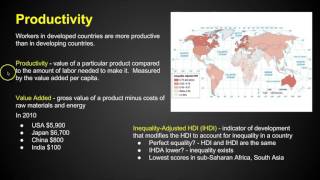 AP Human Geography  Development  Chapter 9 Key Issue 1 [upl. by Sirovaj417]